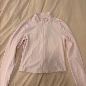 Aritzia Light Pink Zip-Up Jacket